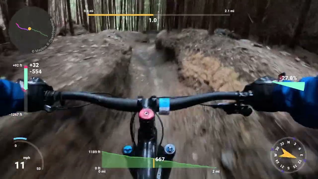 Dyfi Bike Park - Lovey Dovey into Super Swooper
