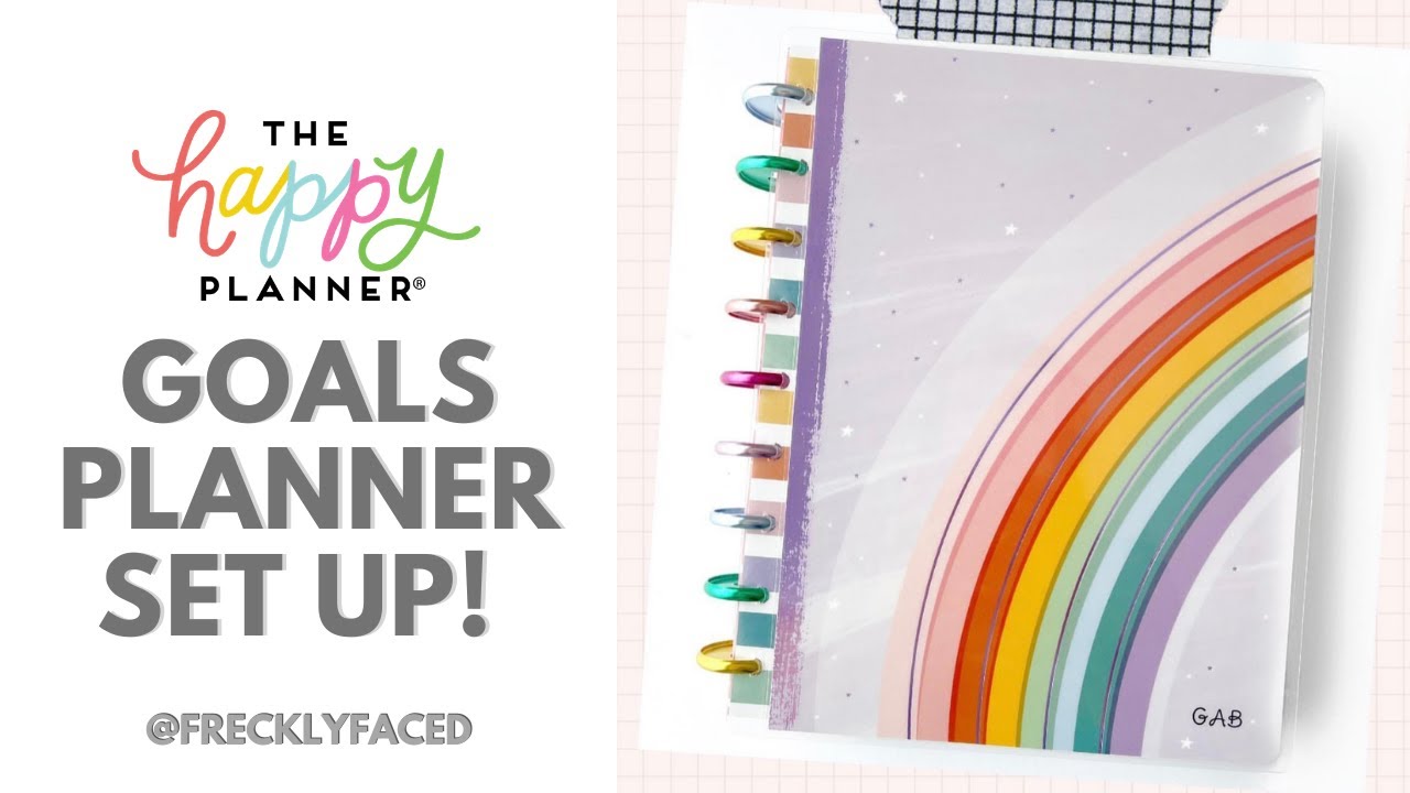 PLANNER SET UP. CUSTOM PLANNER! - SETTING UP MY GOALS 2021 PLANNER.