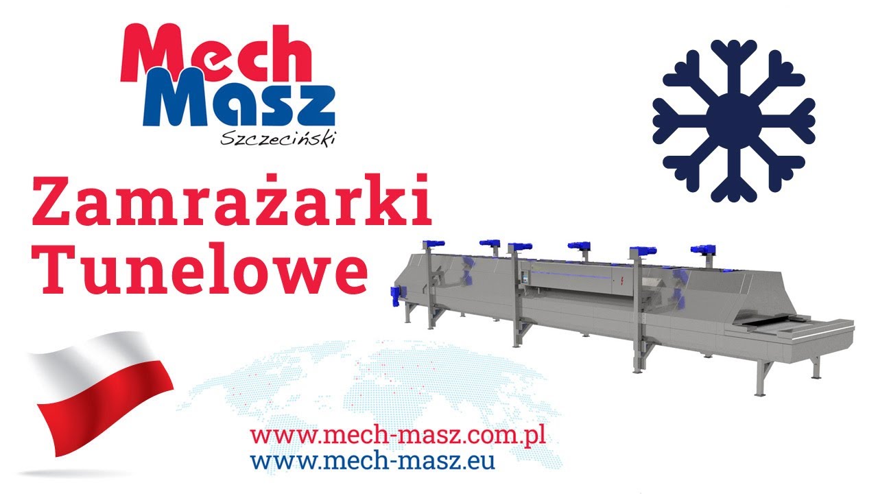 Tunelowe zamrażarki kriogeniczne