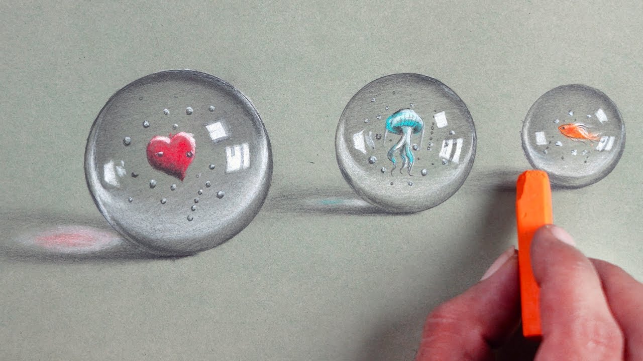 How to draw a crystal ball / how to make basic drawing / pencil sketch / pencil art/drawing tutorial