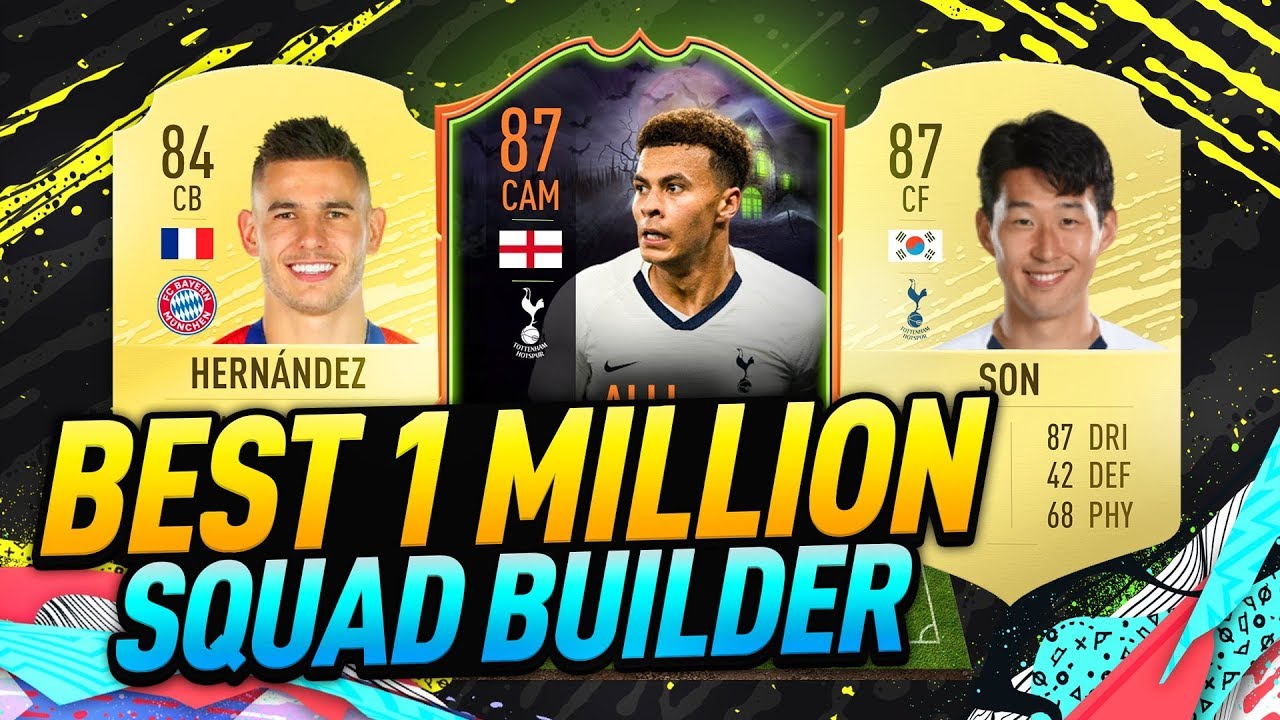 INSANE 1,000,000 COIN HYBRID SQUAD BUILDER!! - FIFA 20 ULTIMATE TEAM