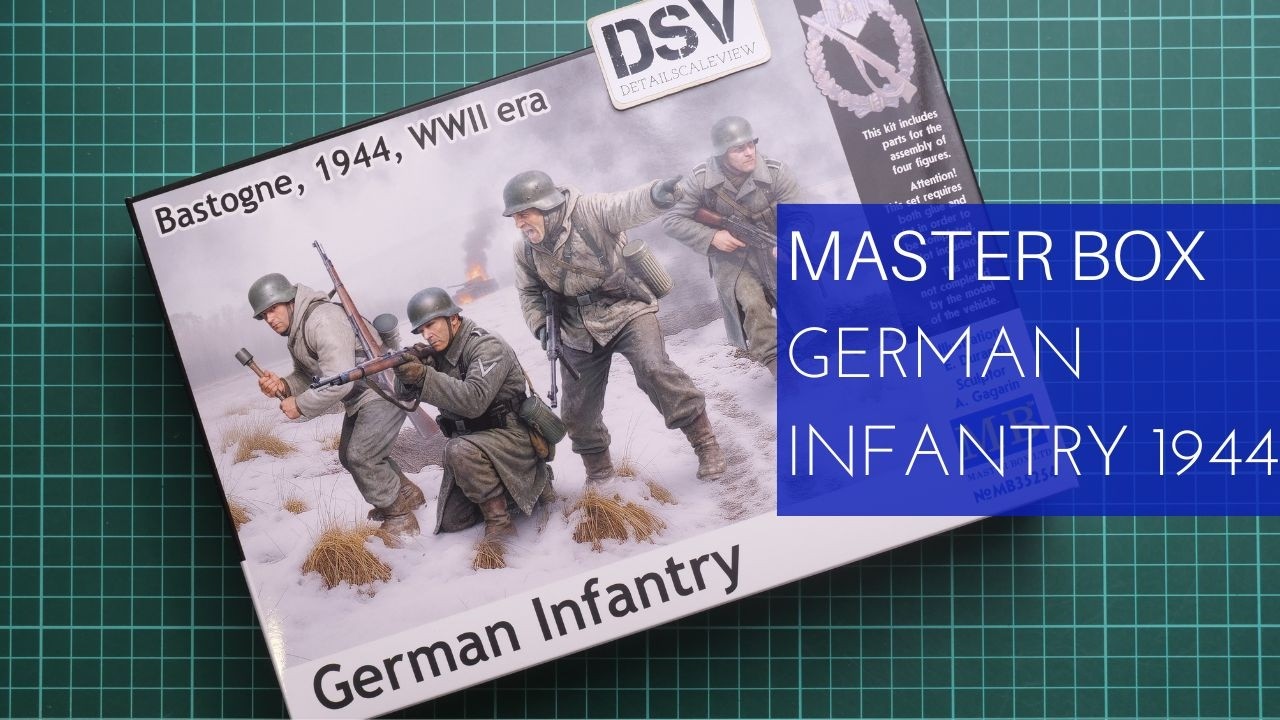 Обзор набора Master Box 1/35 &laquo;Немецкая пехота Бастонь 1944&raquo; (MB35254).