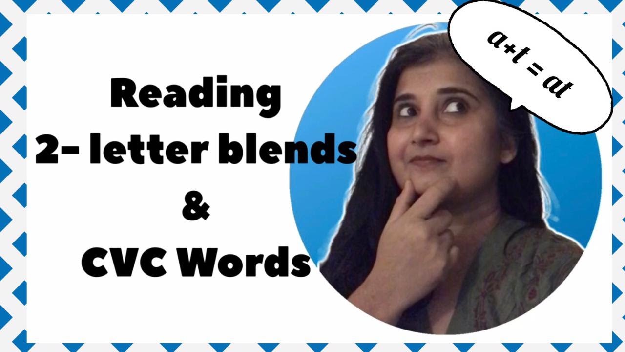 How to teach- 2 letter Blends/Short vowels/CVC words ? #reading #english