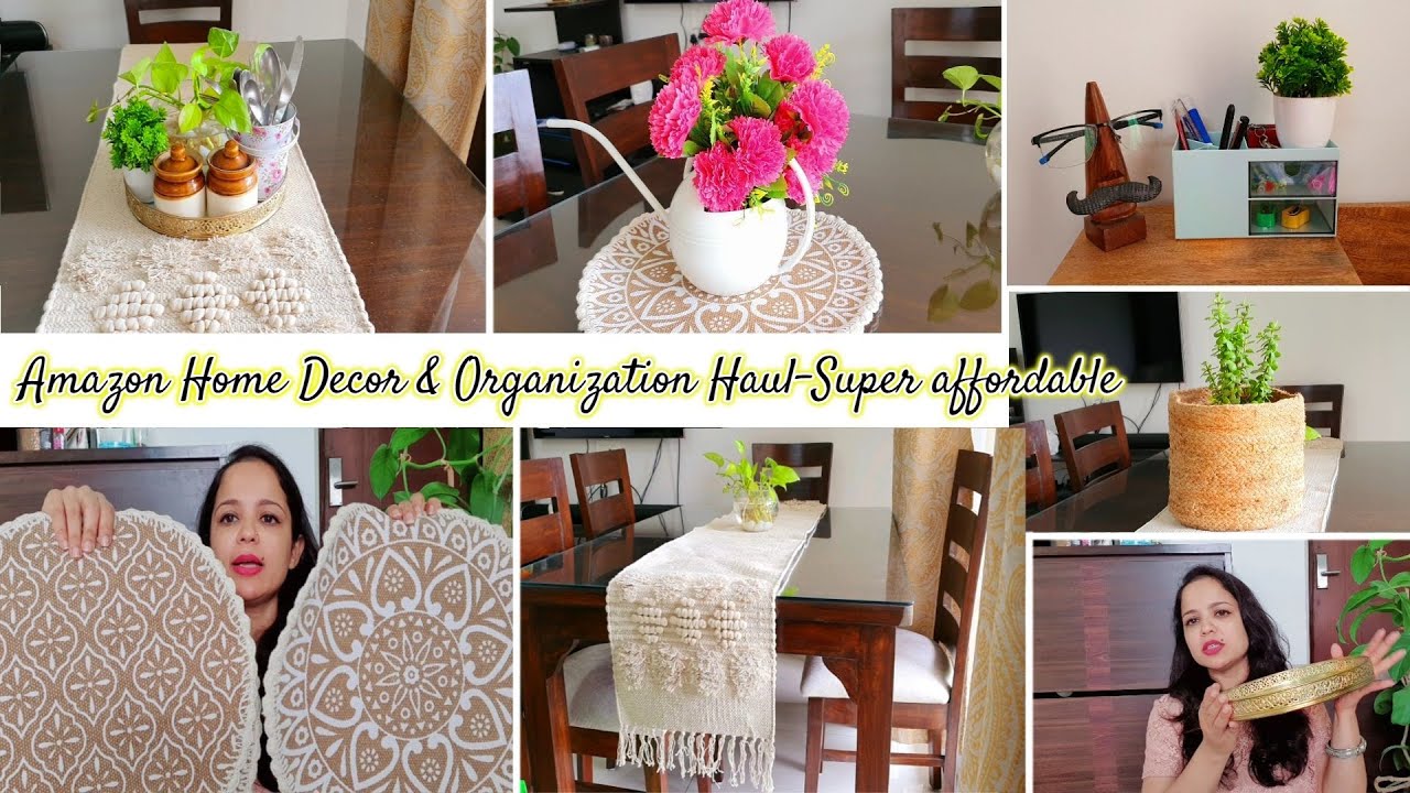 Huge AMAZON Haul - HOME DECOR & ORGANISATION 2021 || Super Affordable & Rental Friendly Decor Items