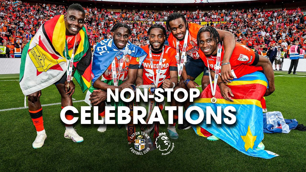 Non-Stop Play-off Final Celebrations 🎉 | Coventry 1-1 Luton