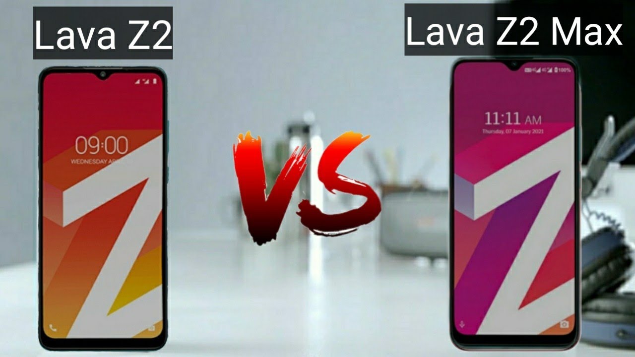 Lava Z2 Vs LavaZ2 Max - Specification Comparison | lava z2 max vs lava z2