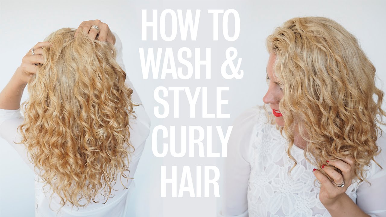 How to wash and style curly hair
