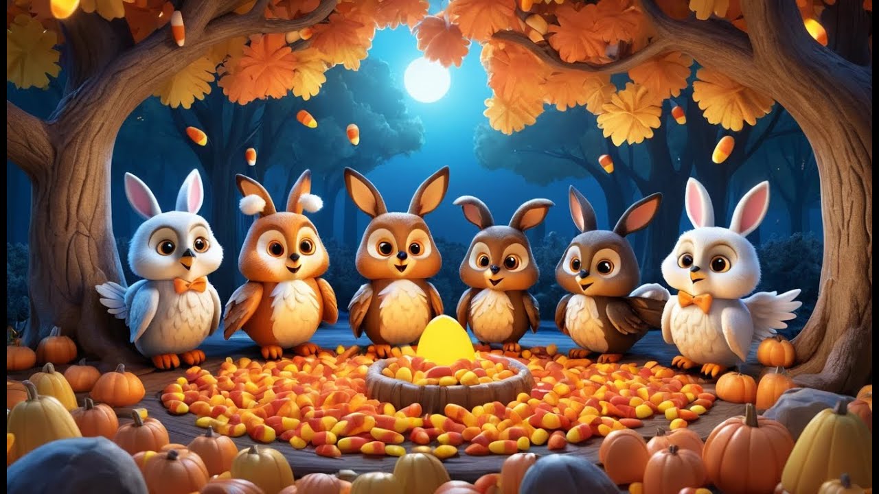 Fluffy Fox and the Candy Corn Forest | Sweet Forest Adventure Song for Kids | Fun Candy Rhyme