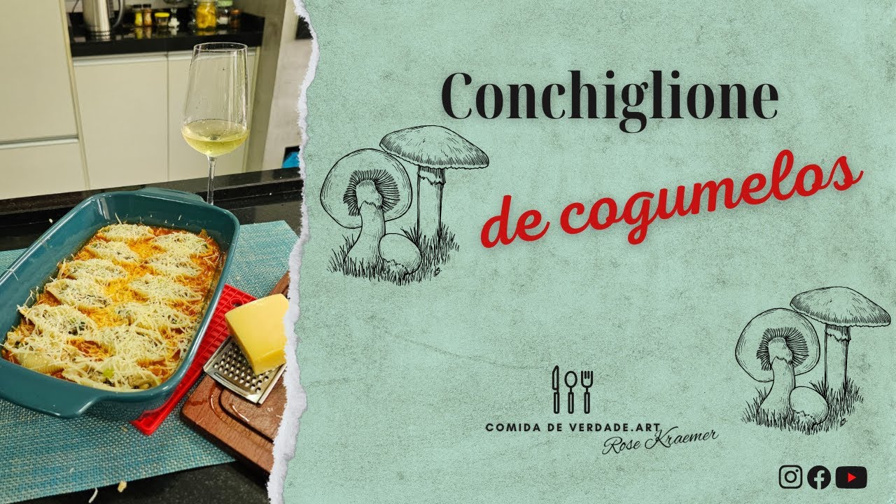 Conchiglione perfeito; fácil de fazer.