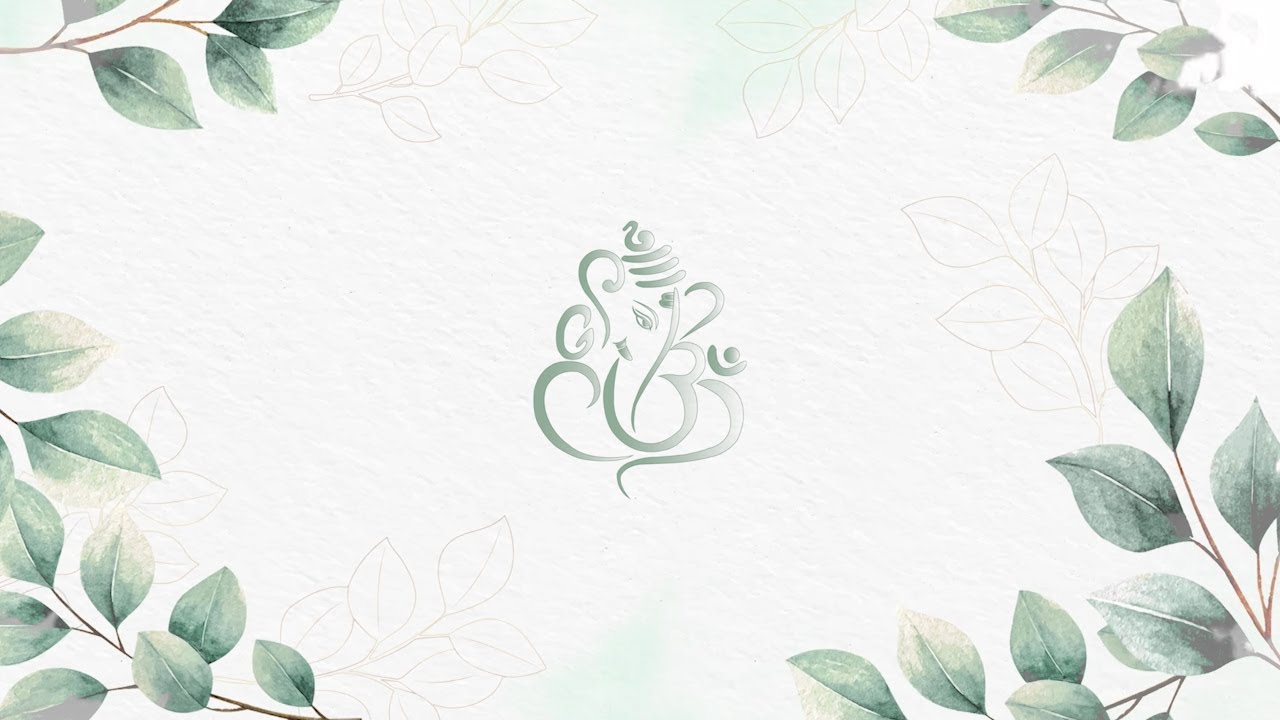 Floral Wedding Invitation Video | Free Green Screen Template | Link In Description