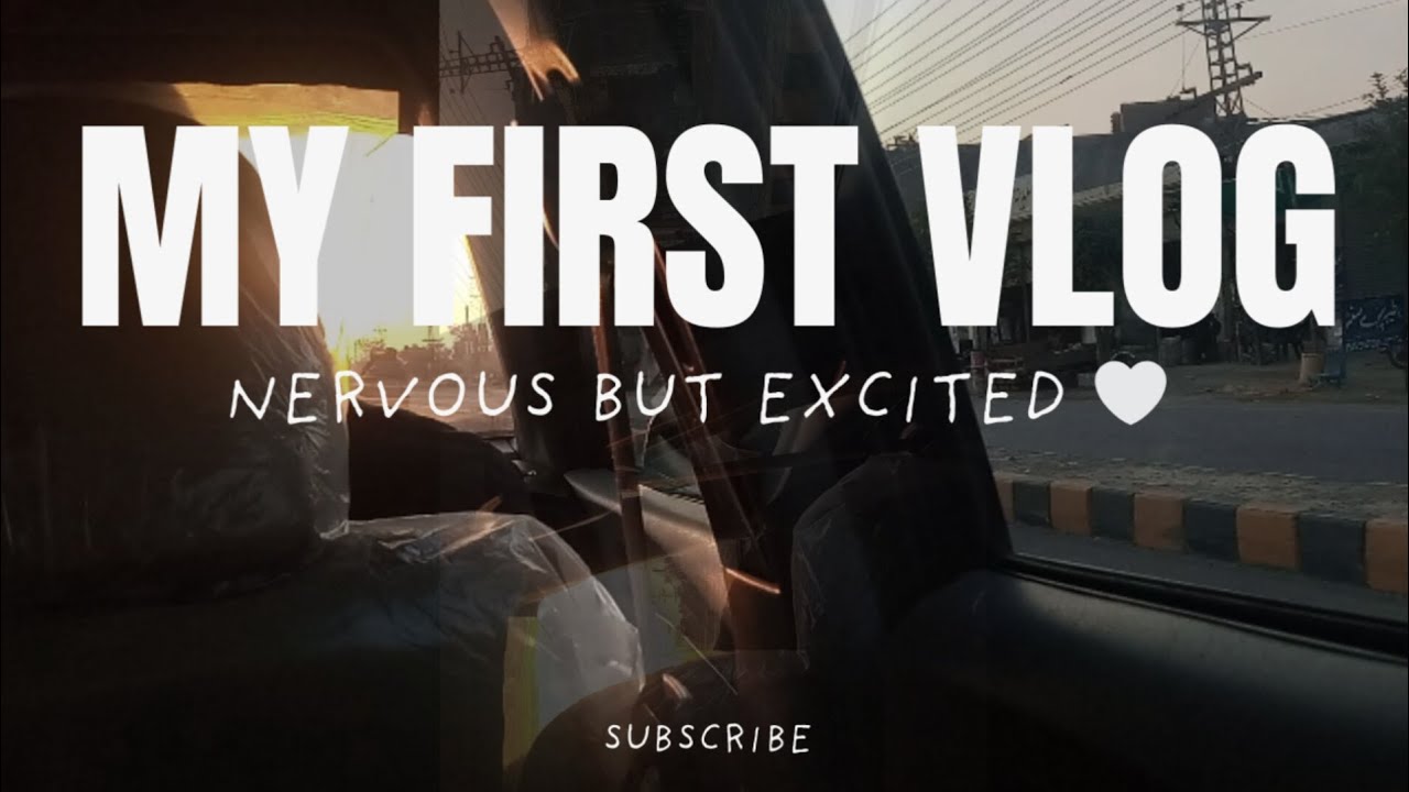 First vlog ✨ Nervous but excited 🤍