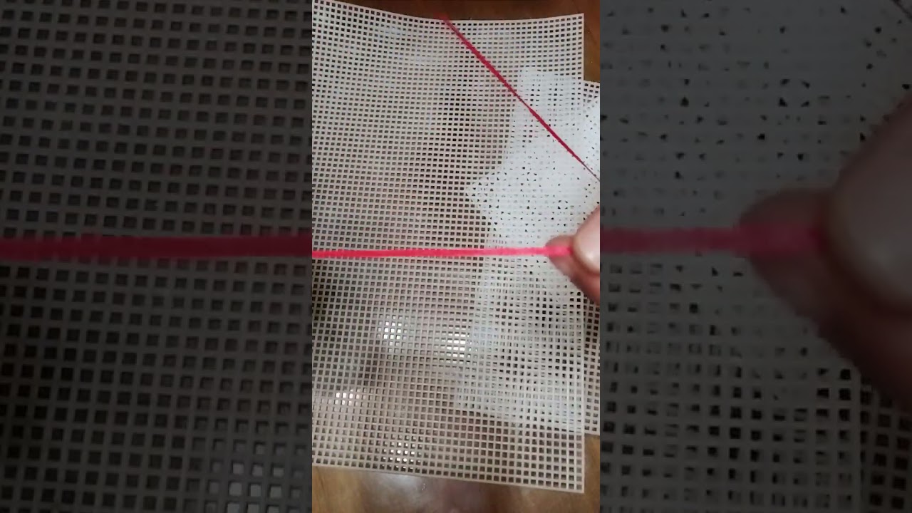 La spiegazione della  borsa a uncinetto sulla rete di plastica ❤️