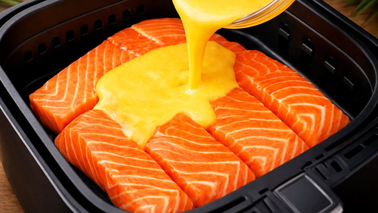 Stop frying salmon! I learned this air fryer trick from a Korean chef.