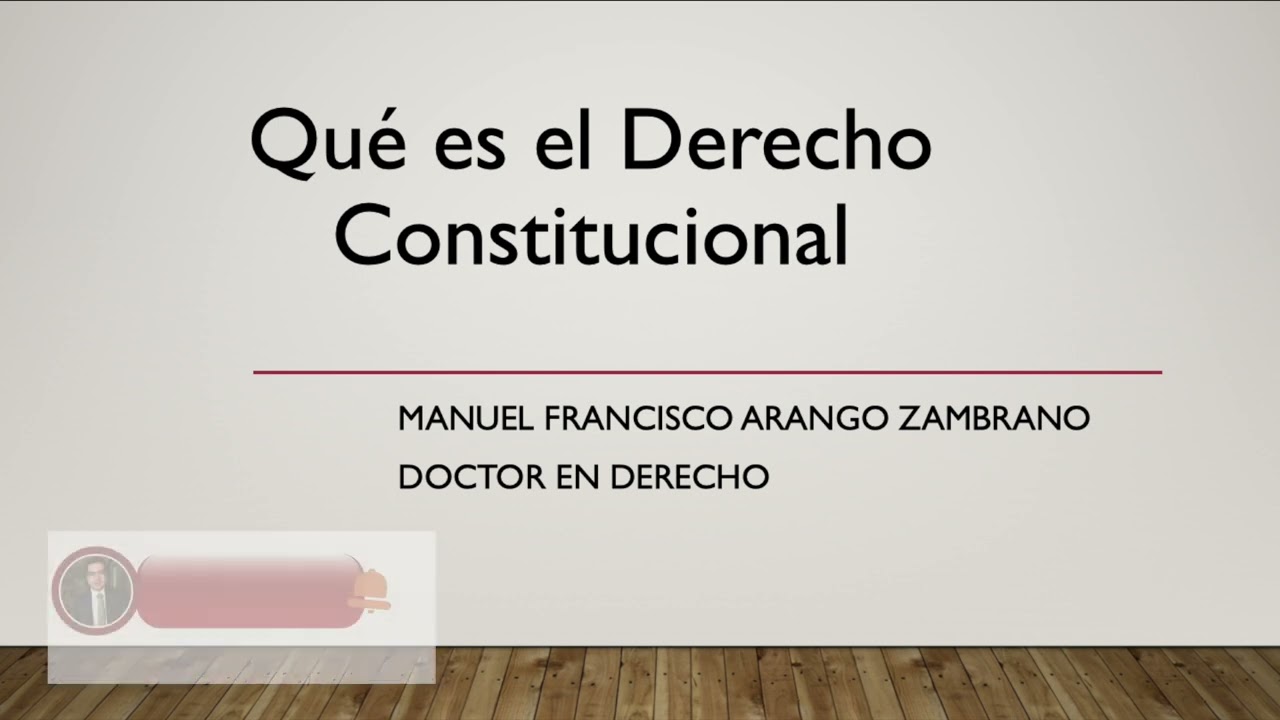 Qué es el Derecho Constitucional