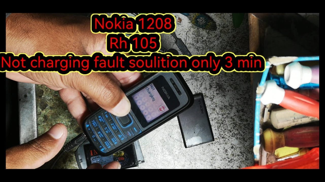 Nokia 1200 1208 1209 Not Charging Solution - Nokia 1112 1110 not Charging Solution, 2023