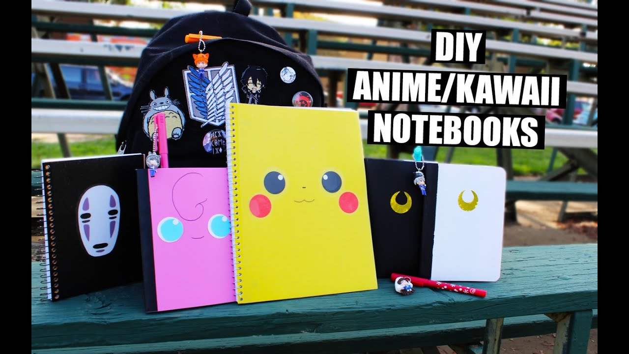 [HOW TO] KAWAII ANIME NOTEBOOKS ❤ BACK TO SCHOOL 2016
