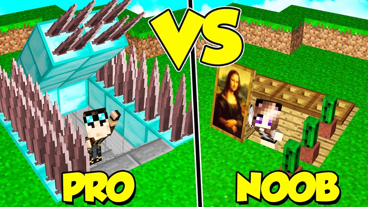 CASA SEGRETA PRO contro CASA NOOB su MINECRAFT!