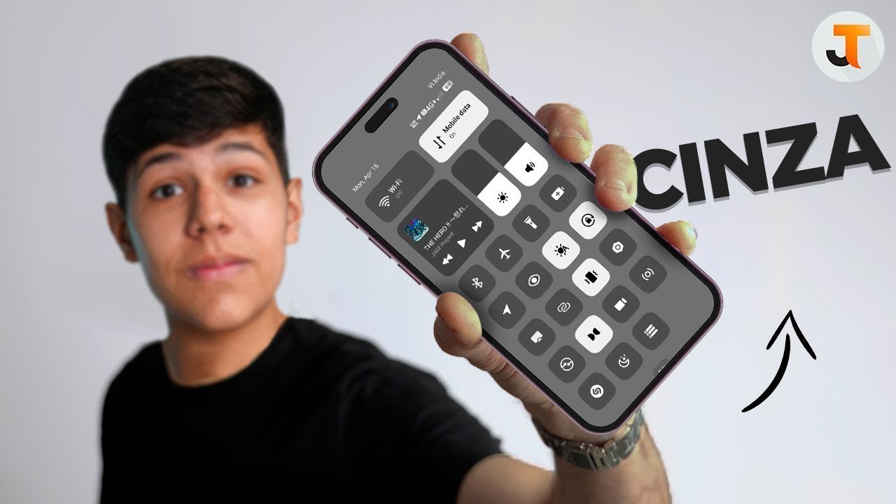 Como Tirar o FUNDO CINZA do Centro de Controle no HyperOS 2! 2025