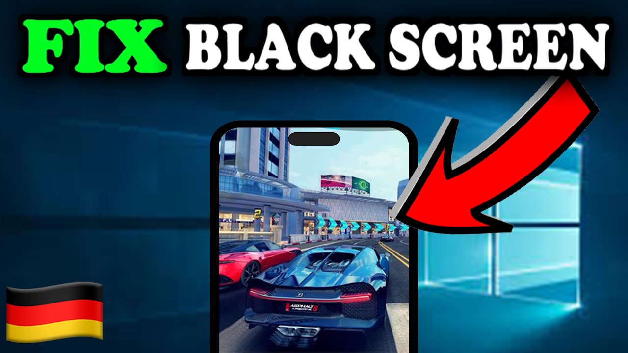 Asphalt 8 Black Screen | Black Screen Fix Deutsch