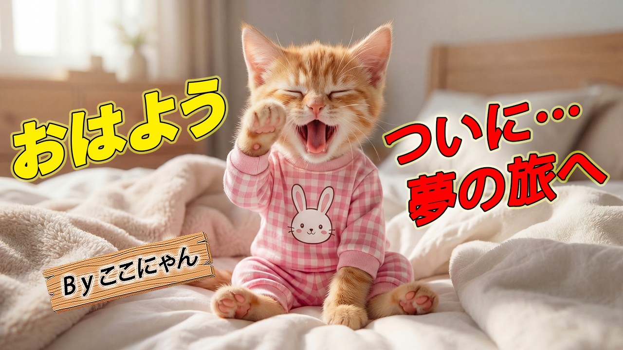 🐾 ここにゃん、星空に会いに行く夜｜朝ごはんから始まる、夢のキャンプ旅 🌌⛺✨