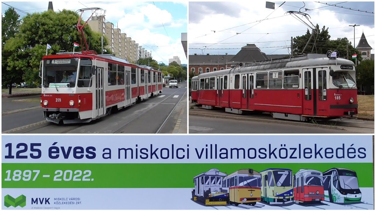 Utazás a 209-es Tátra KT8D5-össel és a 185-ös SGP E1 bécsi villamossal július 10-én
