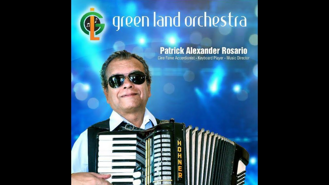 Yeh raat bheegi bheegi - Accordion Instrumental Music by Patrick Rosario