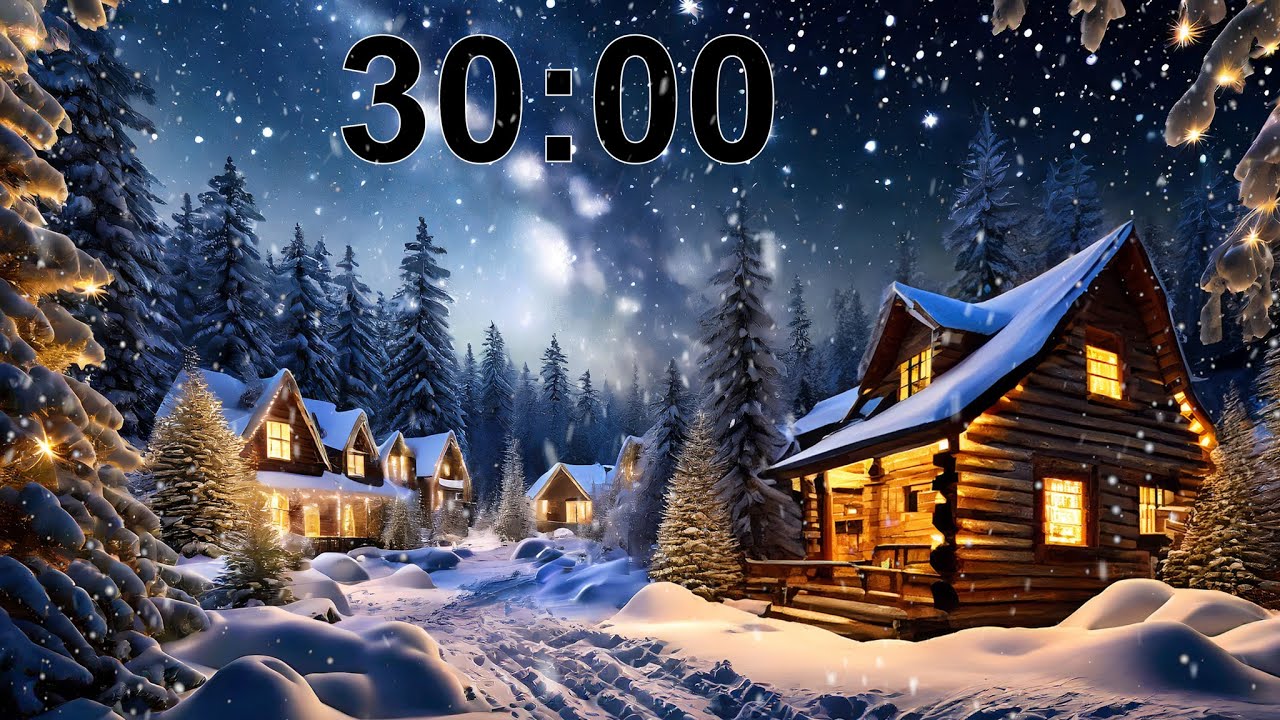 30 Minute Countdown | Peaceful Winter Music For Relaxation 😌