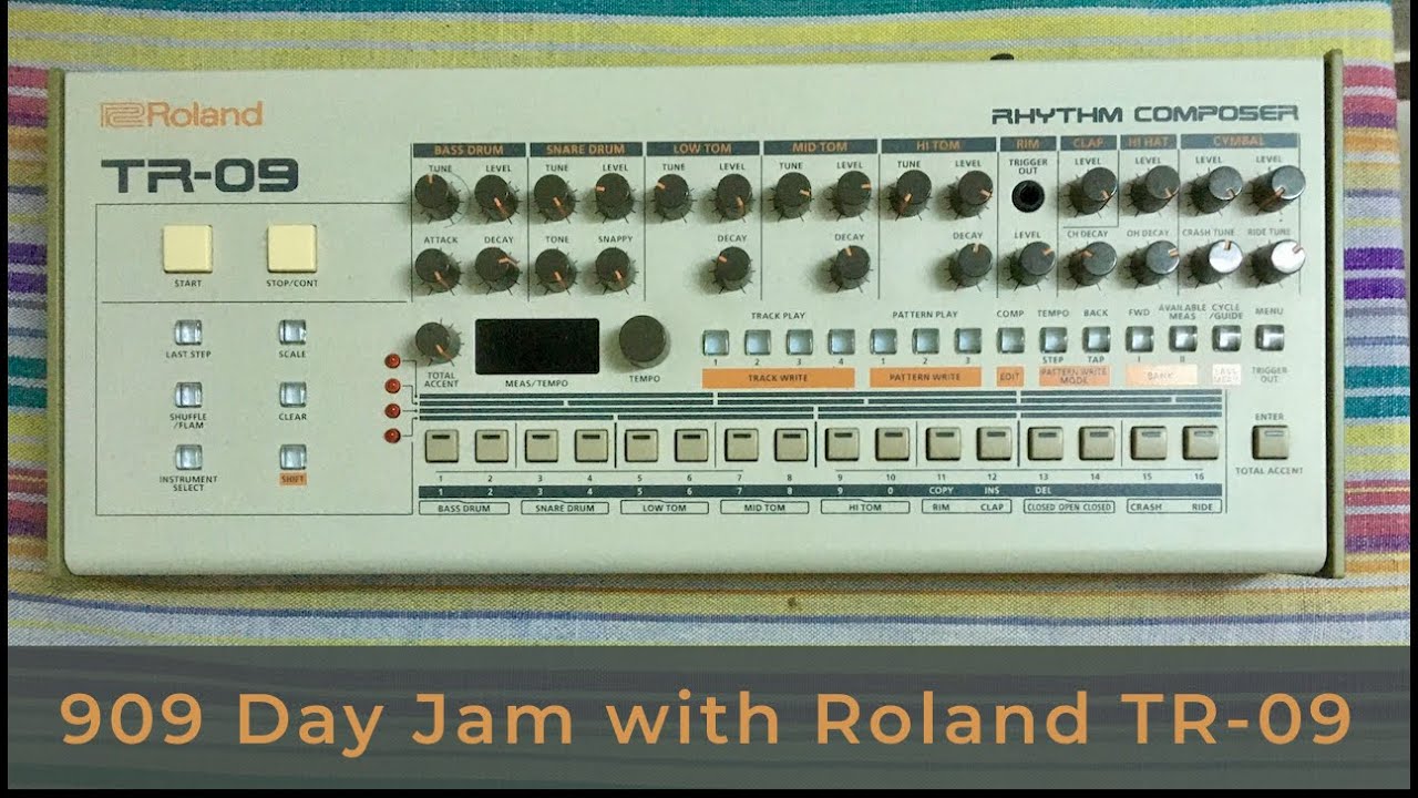 909 DAY Acid Techno JAM with Roland TR-09, Behringer TD-3, Eventide H9 Max, Moog MF Drive #909
