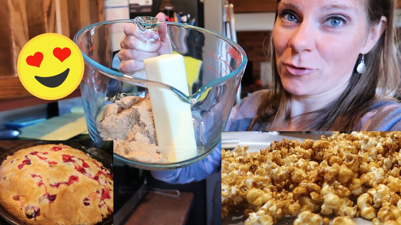 🥣BAKE WITH ME 6 FALL DESSERTS - Cranberry, Apple, Pumpkin, Caramel Corn
