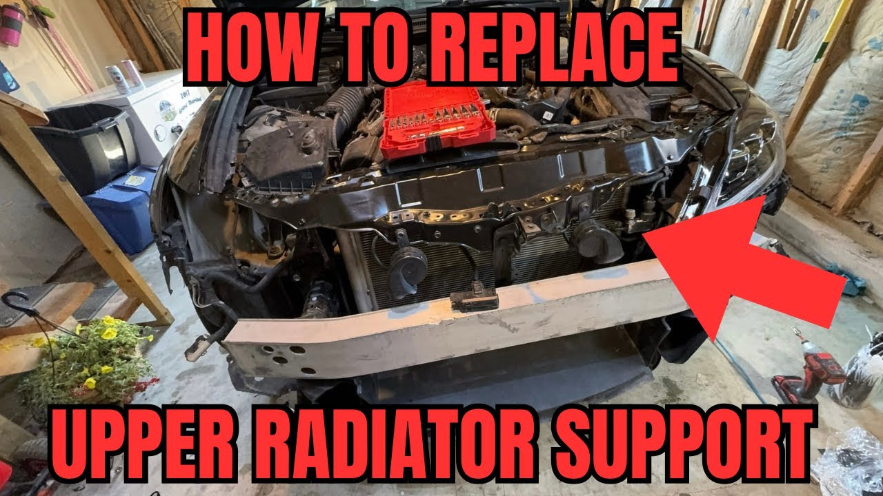 How To Replace 07-13 Lexus IS Radiator Support (Upper Radiator Support)