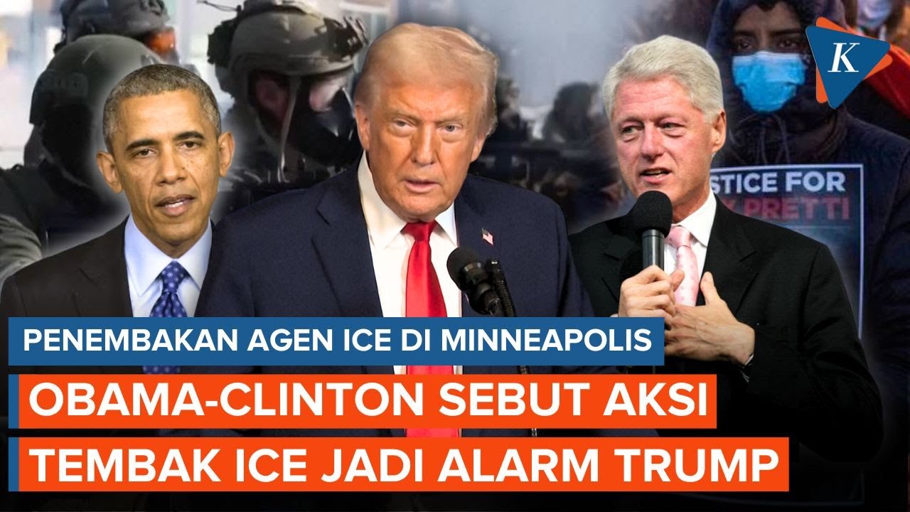 Obama-Clinton Sindir Trump, Penembakan Agen ICE Alarm Keras bagi AS!