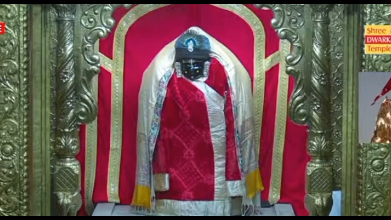 લાઈવ 🙏🏻 દર્શન આરતી 🙏🏻 દ્વારકા 🪔🌷🌹🌹🪔#viralvideo @ભક્તિ
