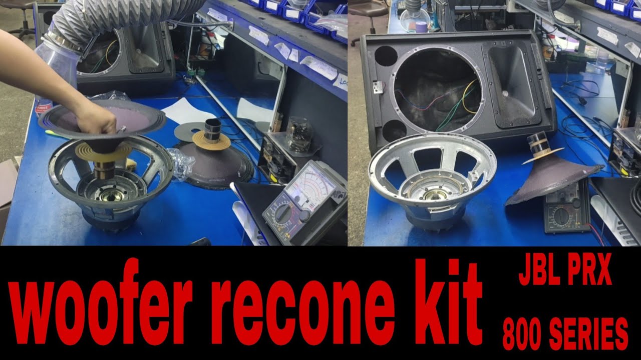 JBL PRX800 SERIES replace voice coil recone