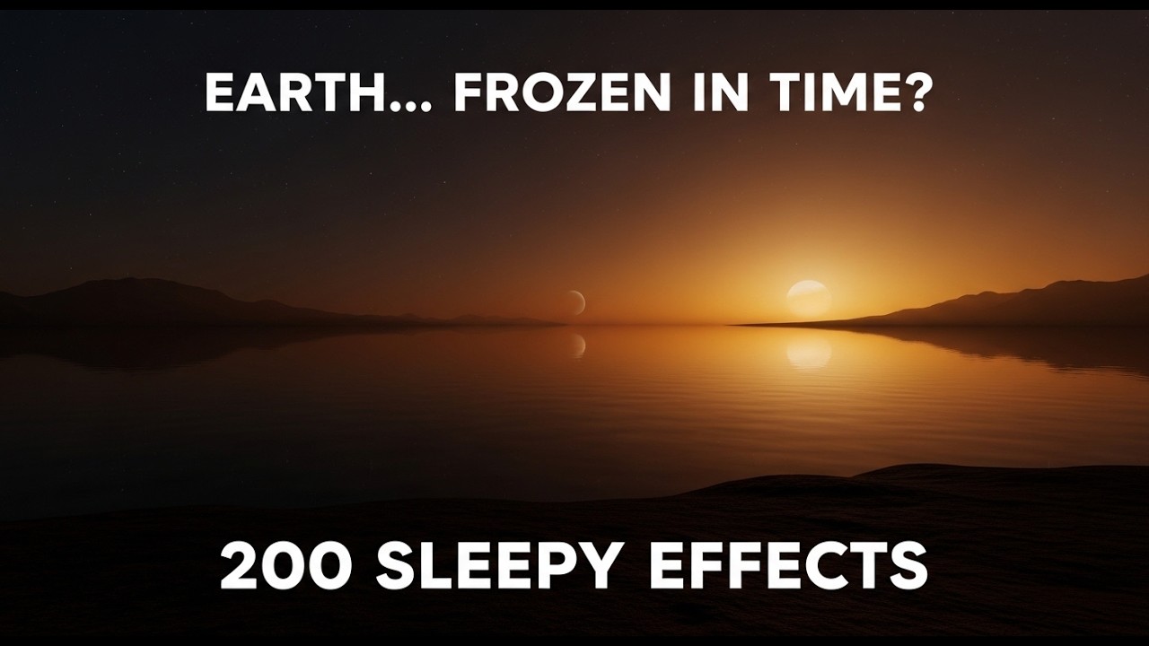 Titan: The Orange Skies and Methane Rain |A Frozen Twin of Earth sleeping stories with binural beats