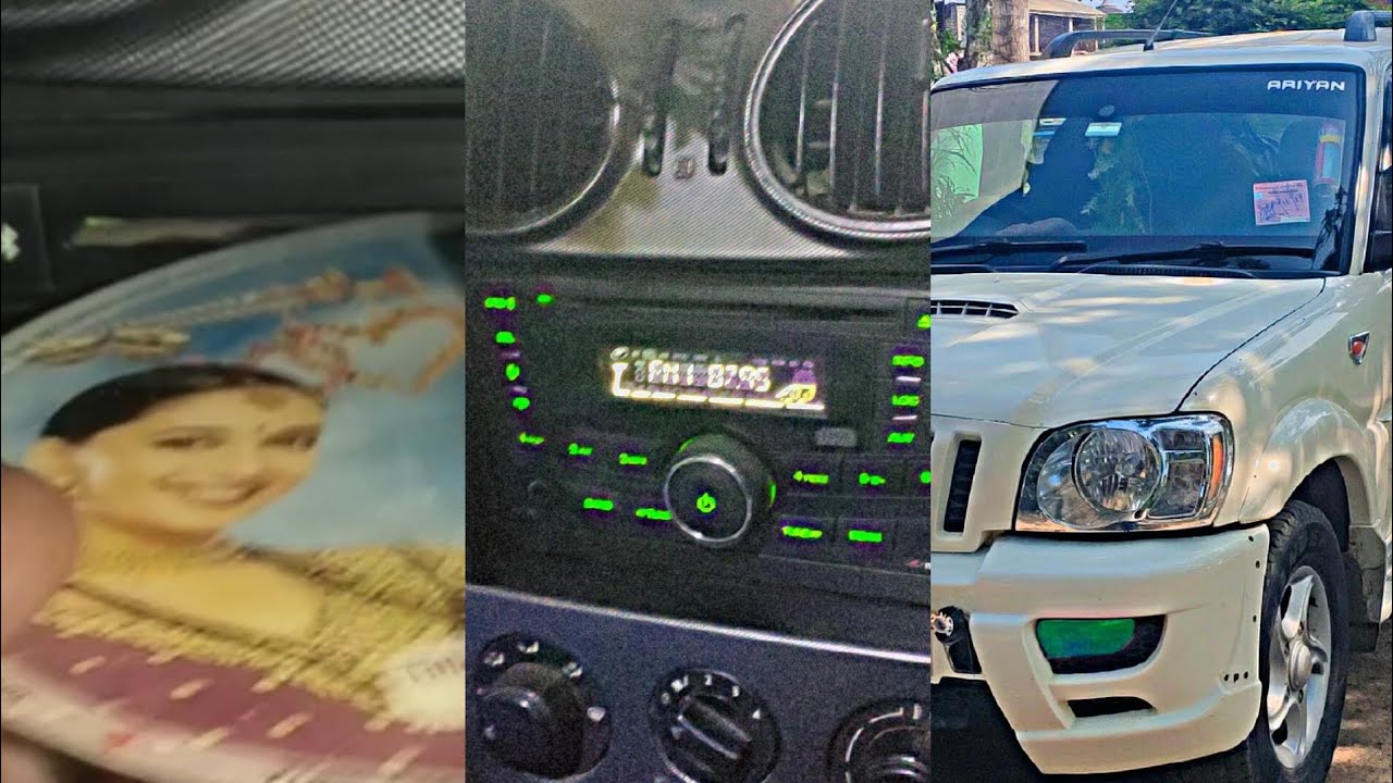 how to play Mahindra Scorpio mm radio DVD player