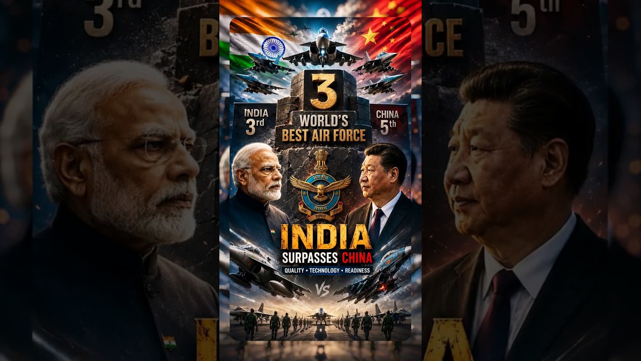 India Beats China | World's 3rd Strongest Air Force!