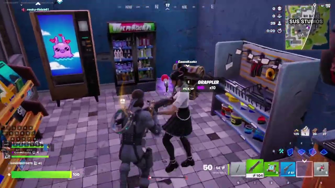 playing fortnite with two idiots