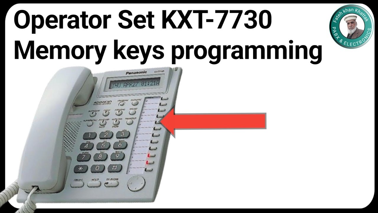 KX-T7730 | Operater Console | keys  programming