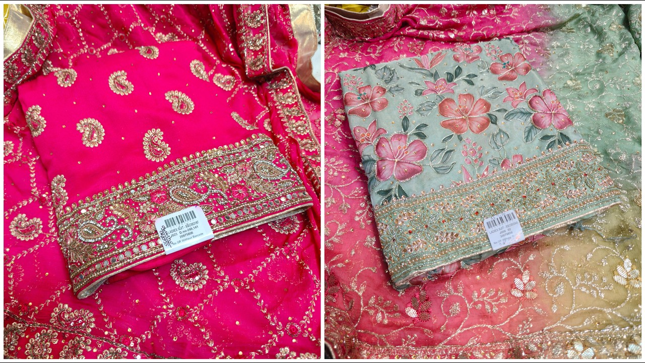 😍 इतने सस्ते Handwork Suits? 😱 Chandni Chowk Wholesale Market Delhi | Home Delivery Available