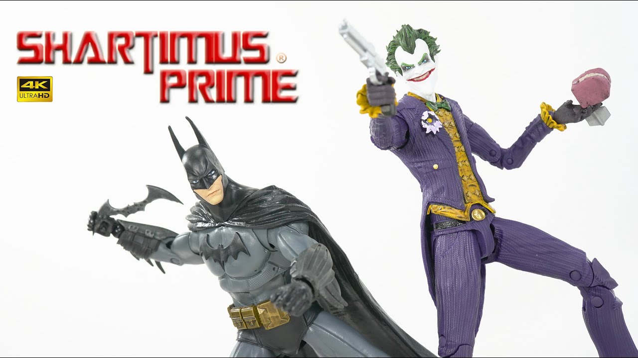 McFarlane Toys Batman & Joker Arkham Asylum DC Multiverse 7 Inch Video Game Action Figure Review