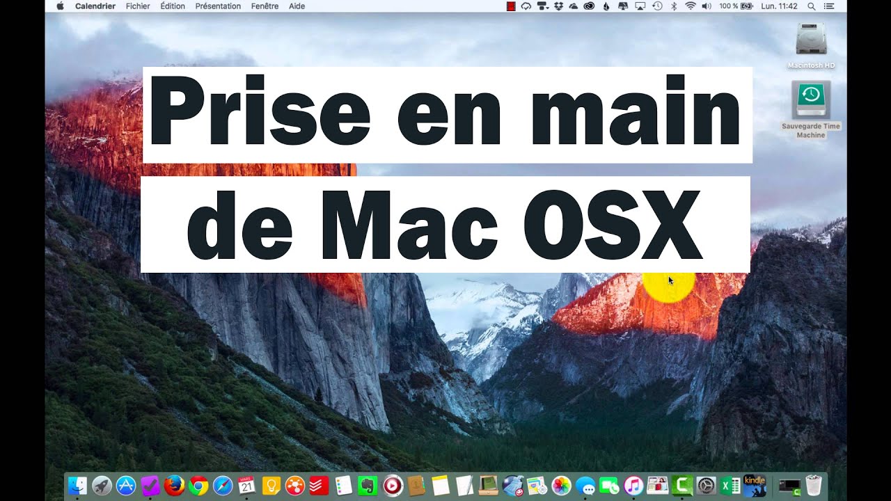 Prise en main de Mac OS X et son écran d'accueil (Pour débutant)