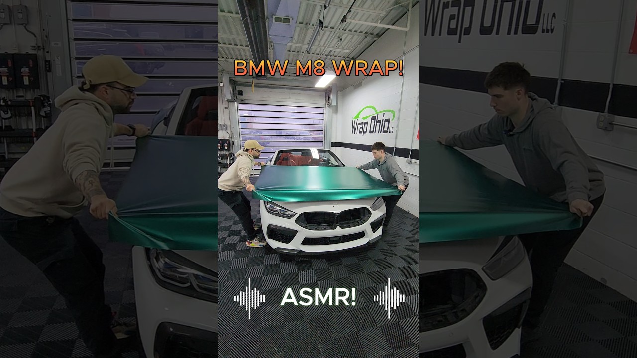 Wrapping this BMW M8 in Matte Emerald Green 💚 