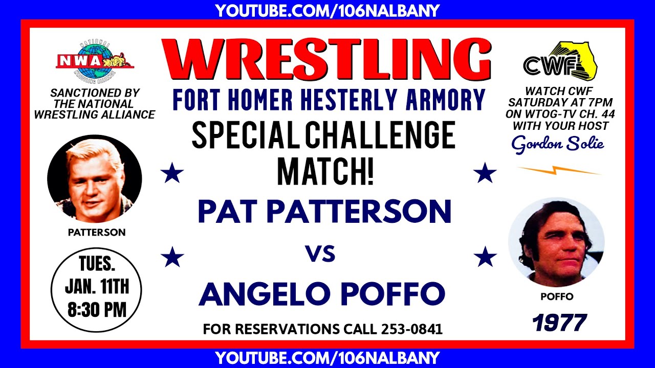 Pat Patterson vs Angelo Poffo (January 11th, 1977) (Championship Wrestling From Florida)