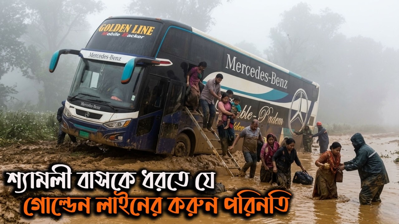 শ্যামলী বাসকে ধরতে যে গোল্ডেন লাইনের করুন পরিনতিMbd v8|ETS2|ETS2BD MAP|Game Bd 2.0