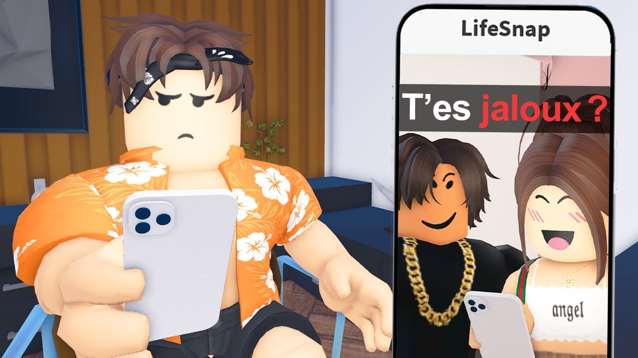 MON COPAIN EST SUPER JALOUX SUR SNAPCHAT ROBLOX