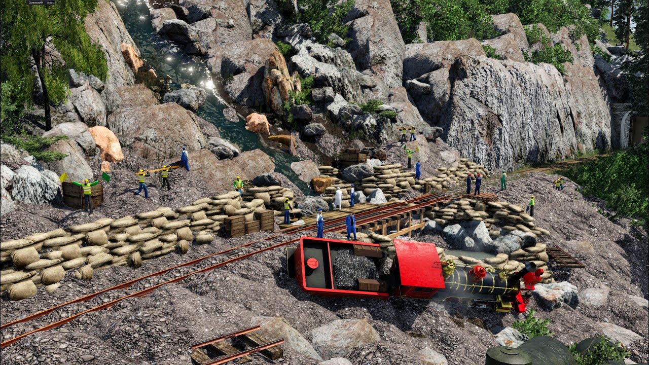 TransportFever2 : Dangerous Mountain Railway - 001