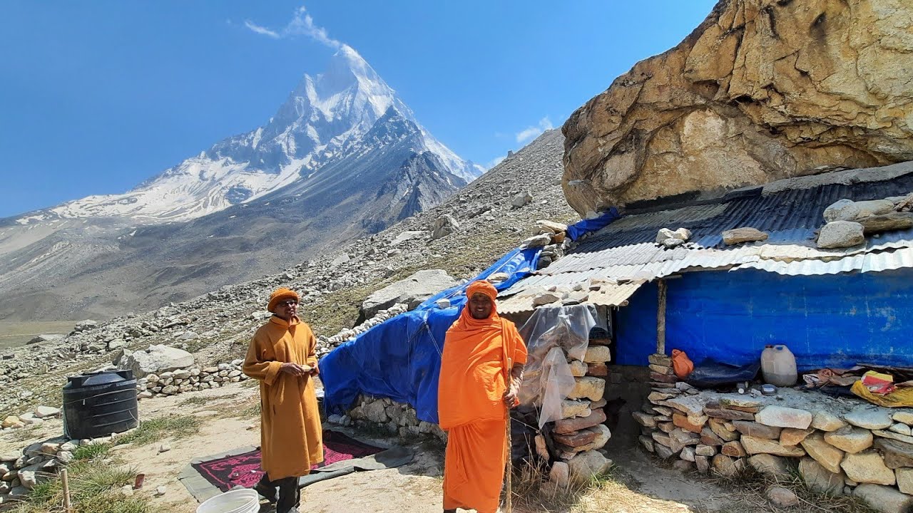 तपोवन में रहते हैं वर्षों से साधू (समुद्र तल से15000फिट की ऊंचाई)||swami advaitanand|| #तपोवन_हिमालय