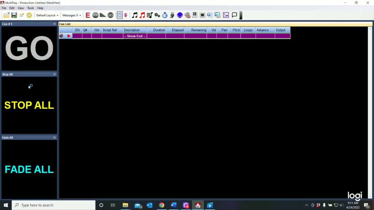 MultiPlay 2  Open and Screen Layout