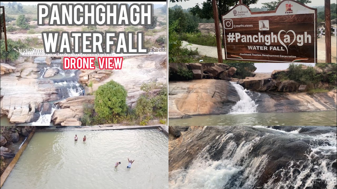 Panchghagh Waterfall Ranchi | Panchghagh Khunti | Best waterfall in Ranchi Jharkhand | Drone View
