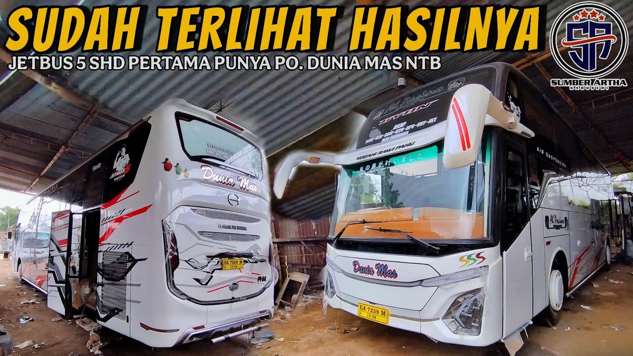 HASILNYA SUDAH TERLIHAT‼️JETBUS 5 PERTAMA PUNYA PO. DUNIA MAS NTB DARI SUMBER ARTHA KAROSERI MALANG